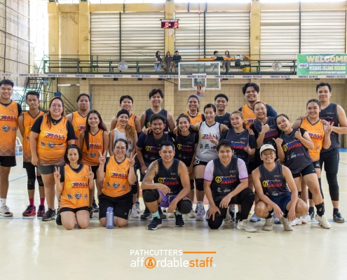 Team photo from the volleyball portion of the All-Star Games